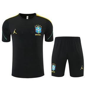 Completino Manica Corta Brasile 2026 Uomo | Kit Allenamento