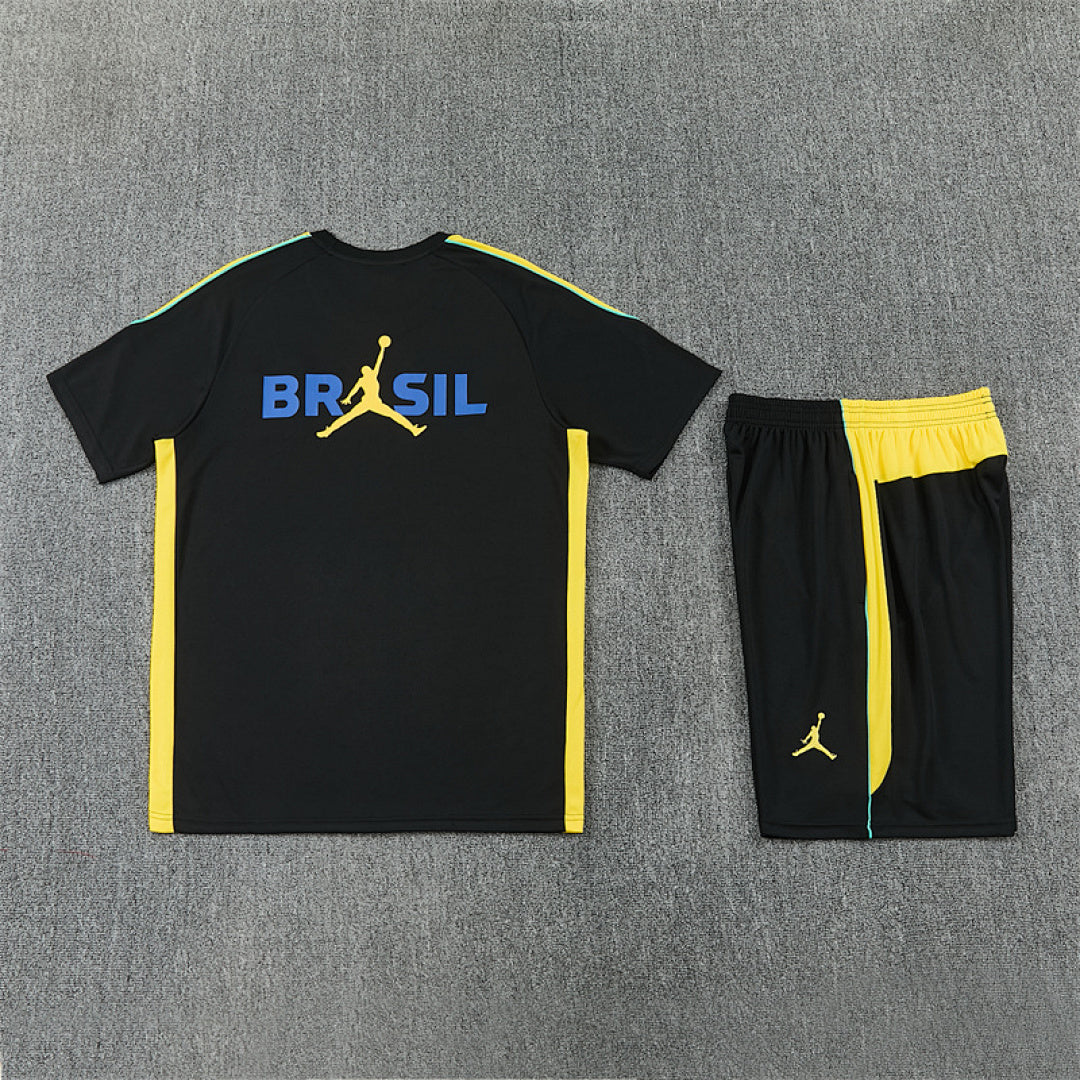 Completino Manica Corta Brasile 2026 Uomo | Kit Allenamento