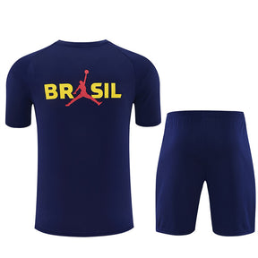 Completino Manica Corta Brasile 26/27 Uomo | Kit Allenamento