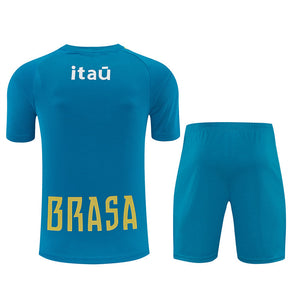 Completino Manica Corta Brasile 26/27 Uomo | Kit Allenamento