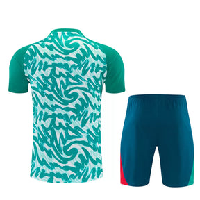 Completino Manica Corta Portogallo 2026 Uomo Verde | Kit Allenamento