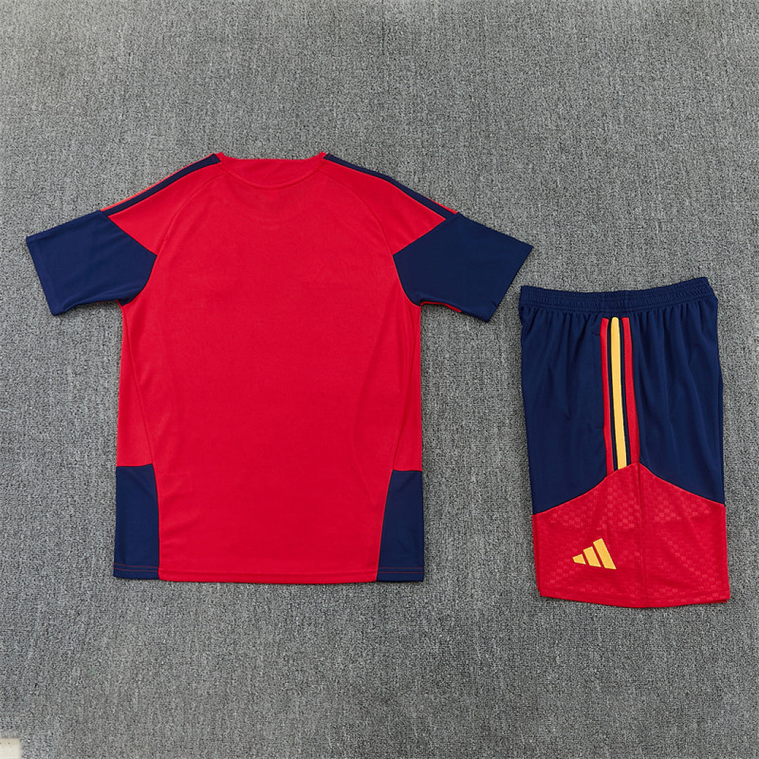 Completino Manica Corta Spagna 2026 Uomo | Kit Allenamento