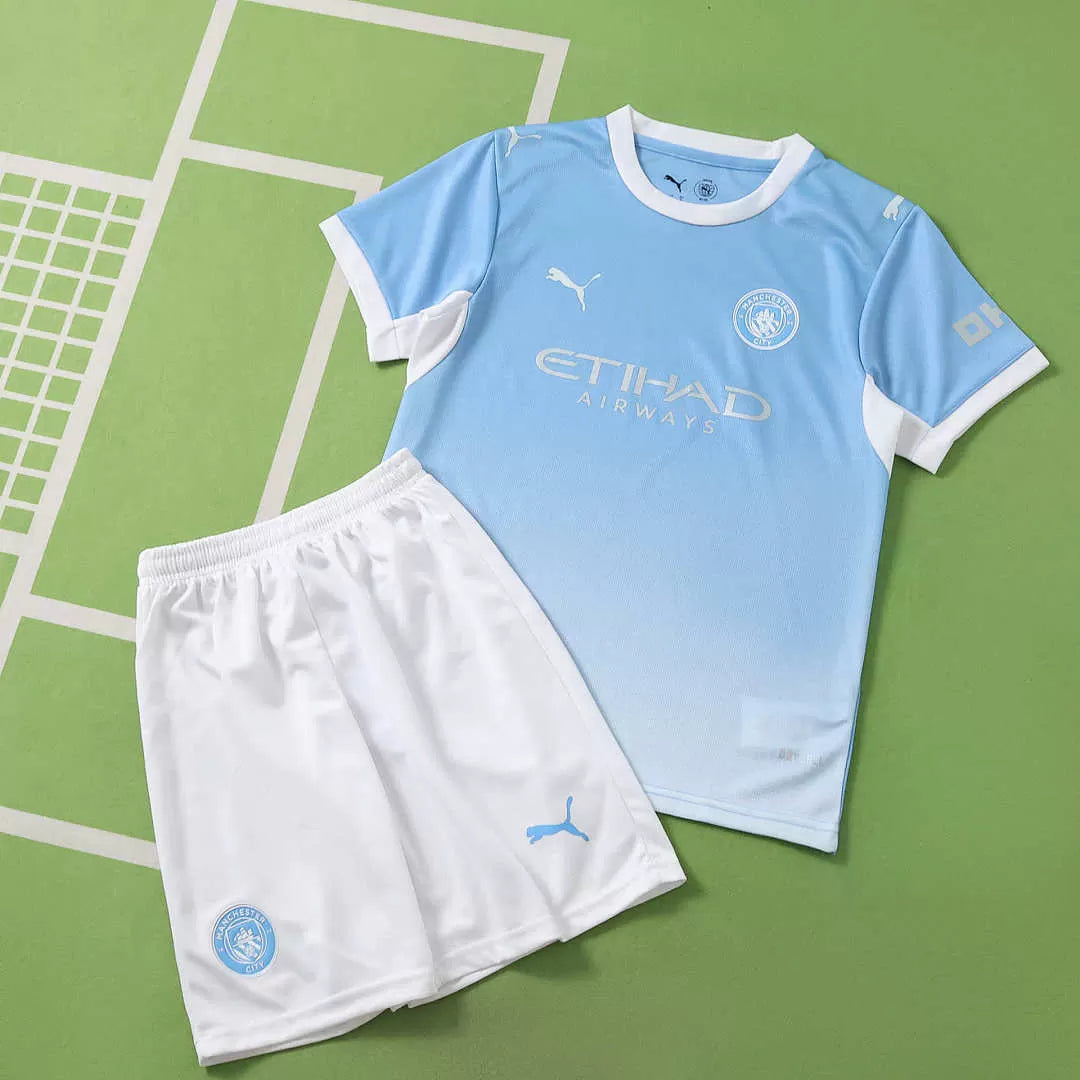 Kit Bambino Manchester City Home 26/27 | Kit da Calcio