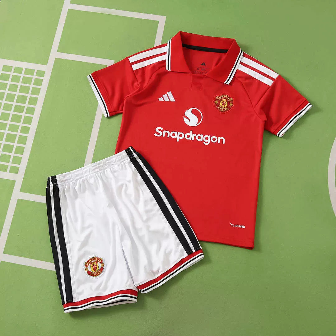Kit Bambino Manchester United Home 26/27 | Kit da Calcio