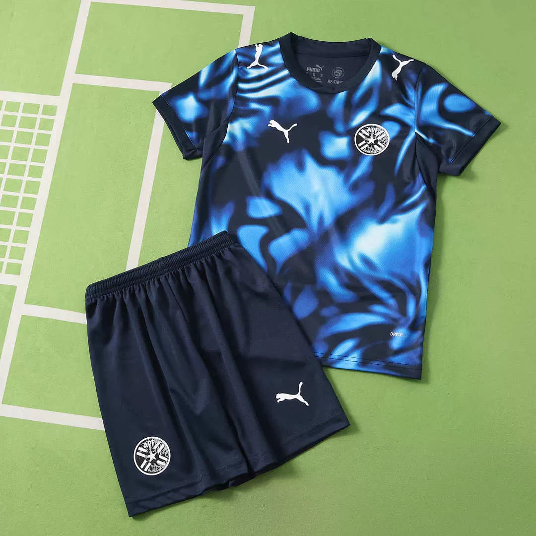 Kit Bambino Paraguay Away 2026 Blu Navy | Kit da Calcio