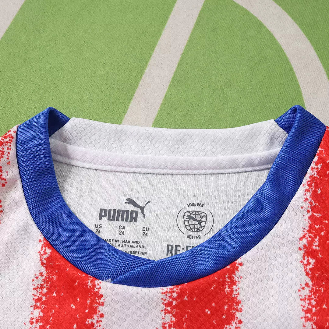 Kit Bambino Paraguay Home 2026 Rosso Bianco | Kit da Calcio