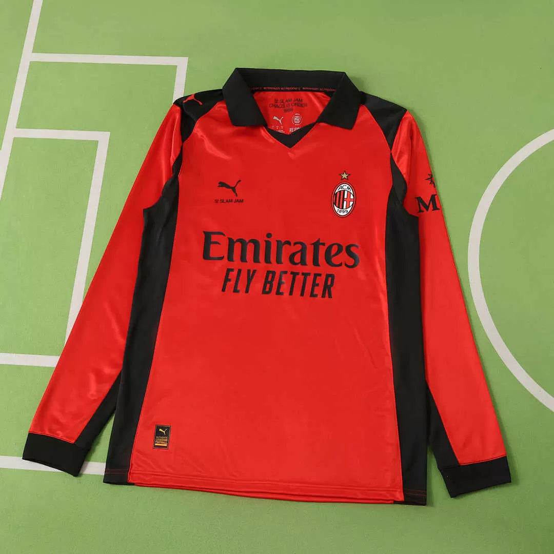 Maglia AC Milan x Slam Jam 2025/26 Manica Lunga Uomo | Maglia da Calcio