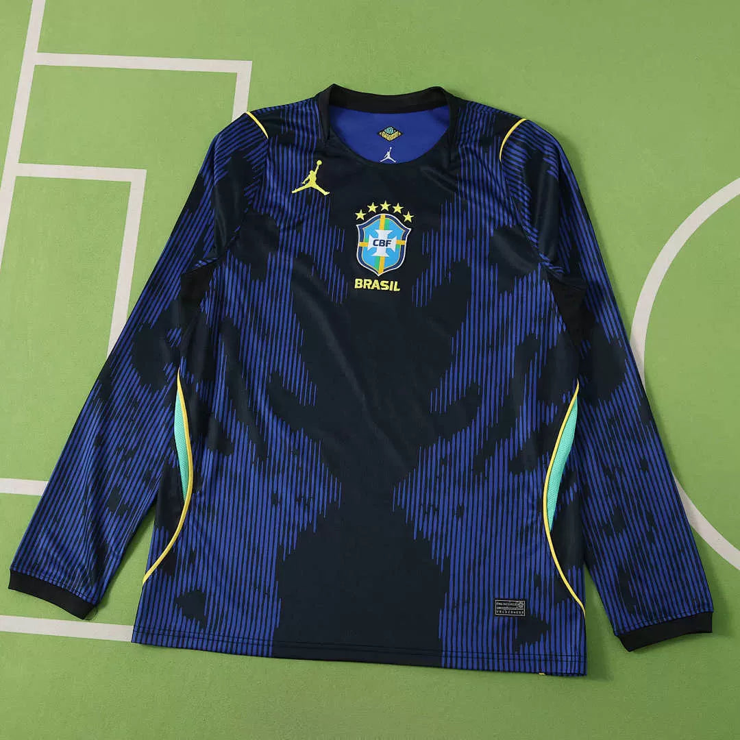 Maglia Brasile Away 2026 Manica Lunga Uomo | Maglia da Calcio