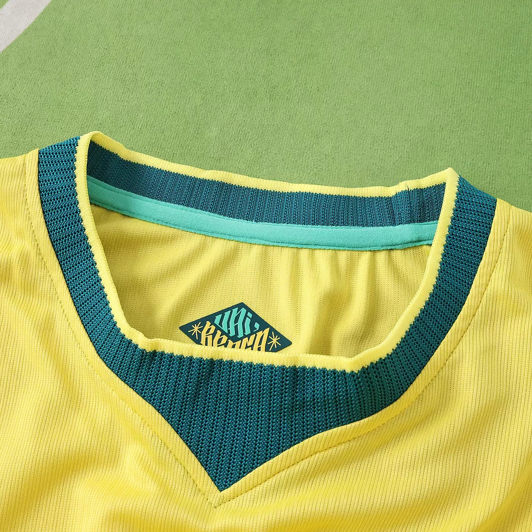 Maglia Brasile Home 2026 Manica Lunga Uomo | Maglia da Calcio