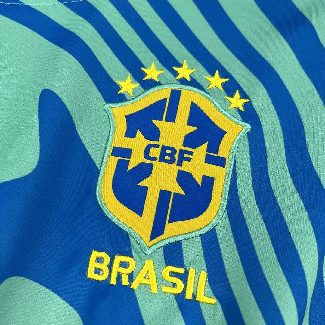 Maglia Brasile Pre-Match 2026 Uomo Verde Blu | Maglia da Calcio