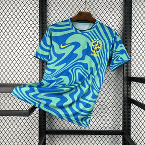 Maglia Brasile Pre-Match 2026 Uomo Verde Blu | Maglia da Calcio