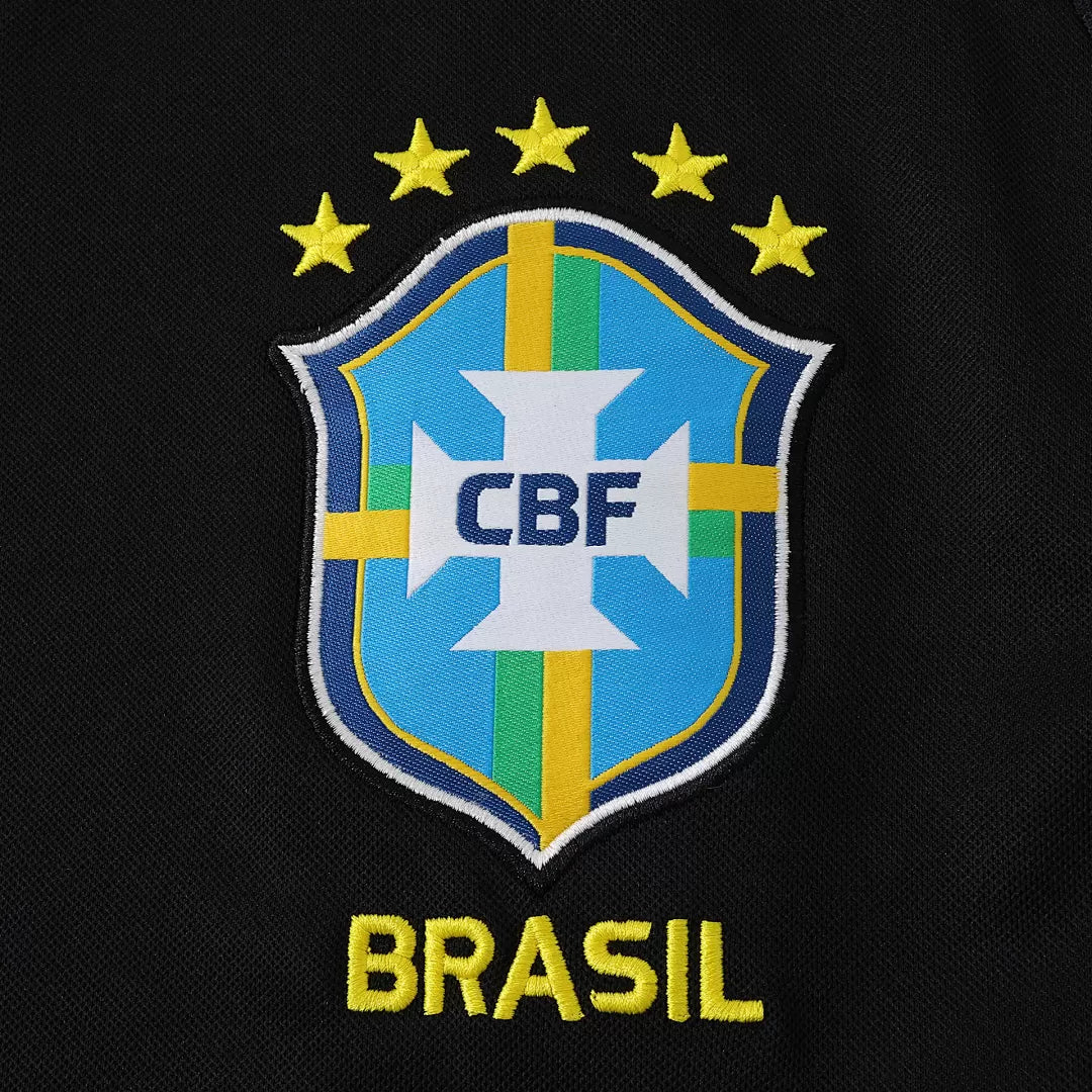 Maglia Brasile Pre-Match Jordan 2026 Uomo Nera | Maglia da Calcio