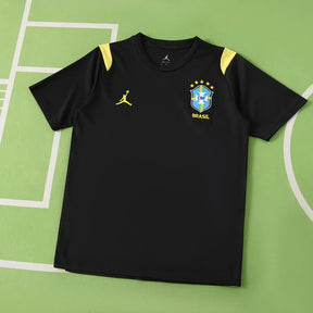 Maglia Brasile Pre-Match Jordan 2026 Uomo Nera | Maglia da Calcio