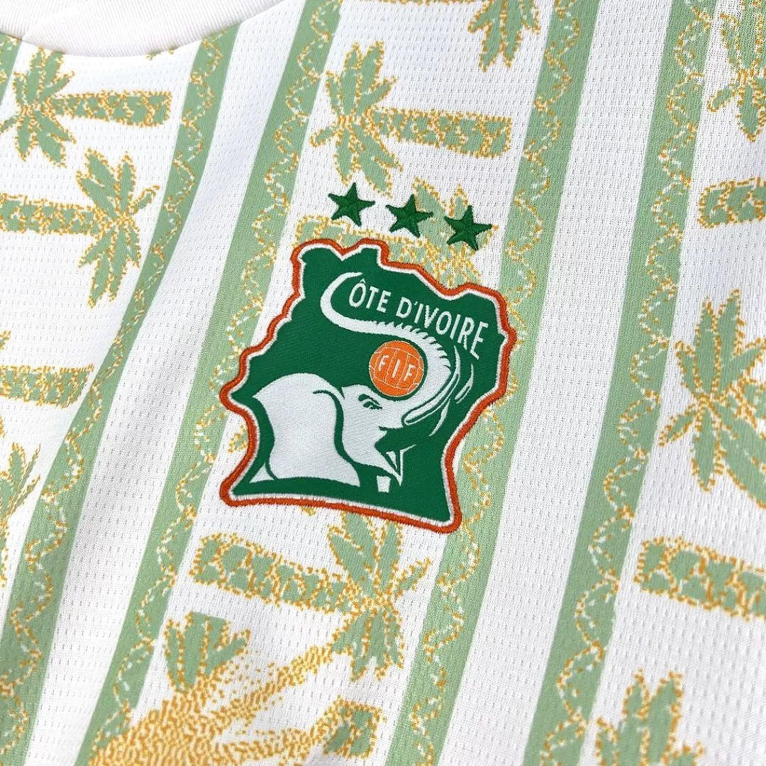 Maglia Costa d'Avorio Away 2026 Uomo Bianca | Maglia da Calcio