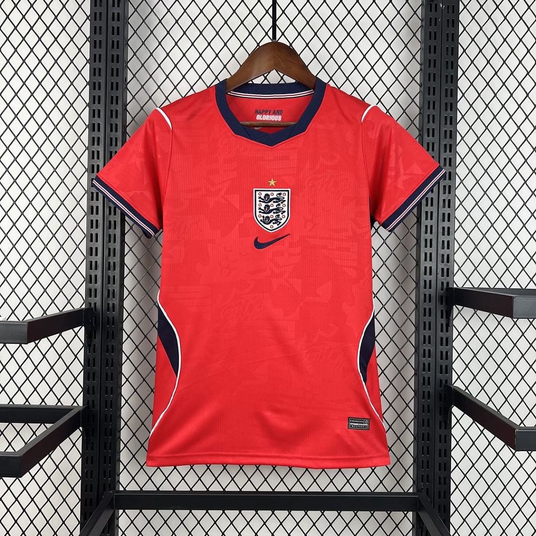 Maglia Inghilterra Away 2026 Donna Rossa | Maglia da Calcio