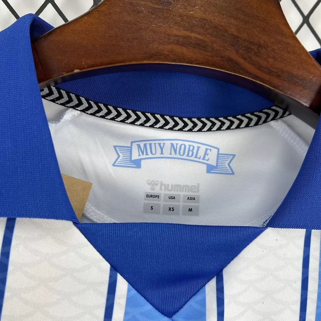 Maglia Málaga Home 26/27 Uomo Bianca Azzurra | Maglia da Calcio
