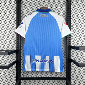 Maglia Málaga Home 26/27 Uomo Bianca Azzurra | Maglia da Calcio