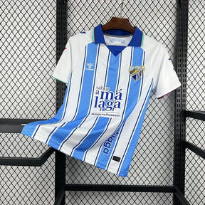 Maglia Málaga Home 26/27 Uomo Bianca Azzurra | Maglia da Calcio
