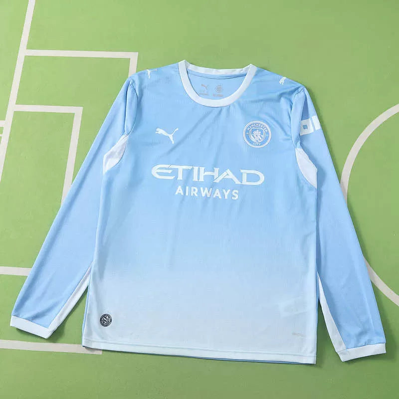 Maglia Manchester City Home 26/27 Manica Lunga Uomo | Maglia da Calcio