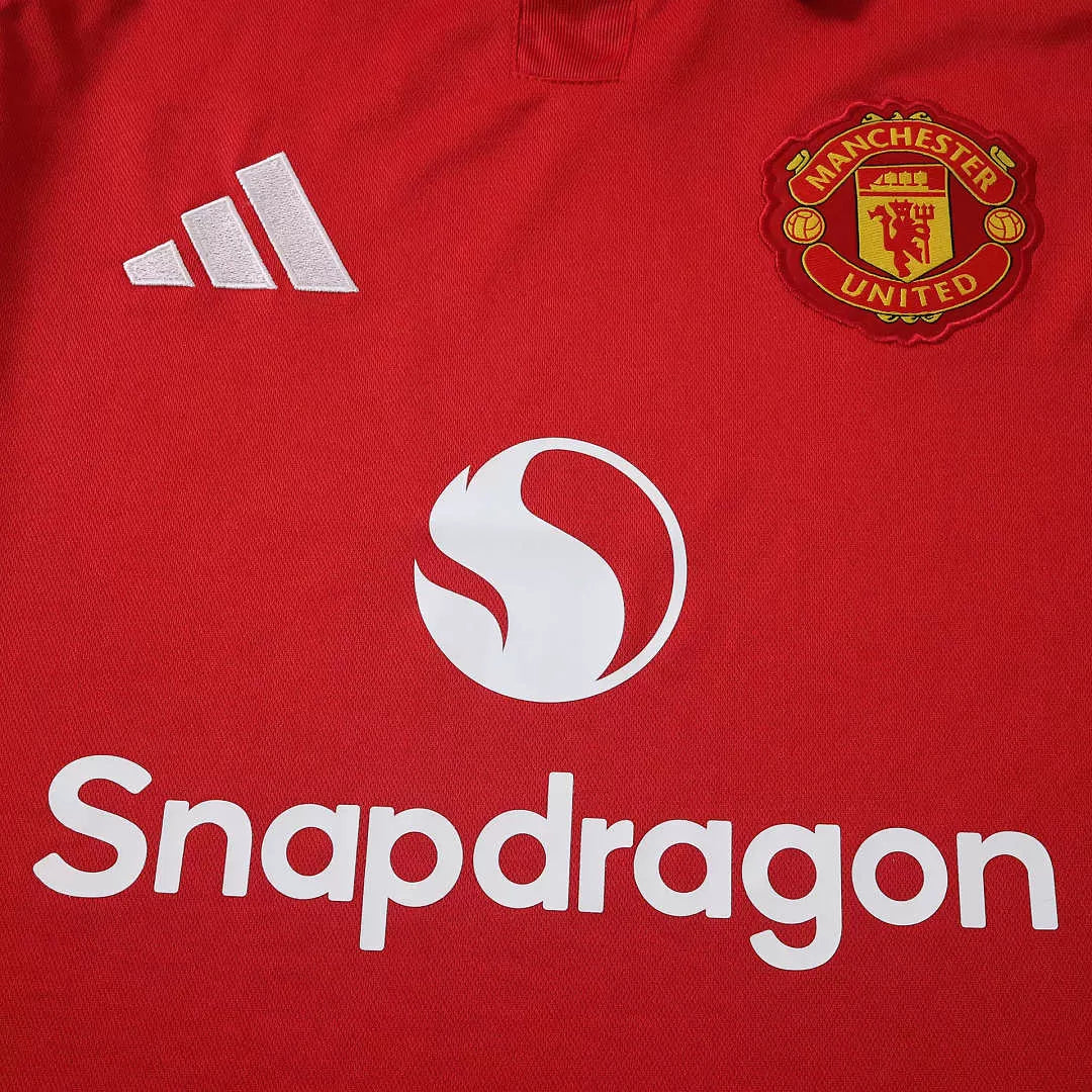 Maglia Manchester United Home 26/27 Manica Lunga Uomo Rosso | Maglia da Calcio