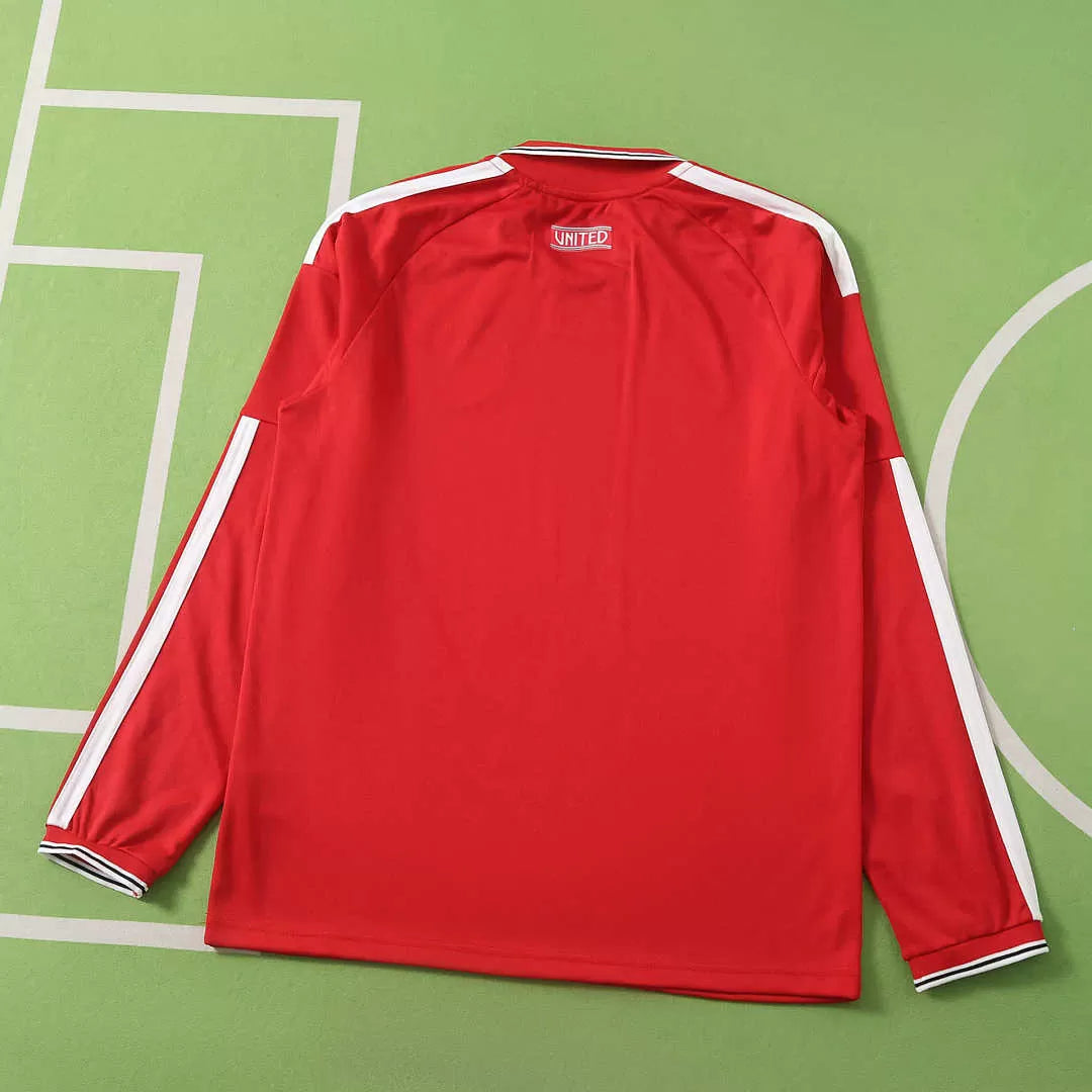Maglia Manchester United Home 26/27 Manica Lunga Uomo Rosso | Maglia da Calcio