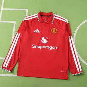 Maglia Manchester United Home 26/27 Manica Lunga Uomo Rosso | Maglia da Calcio