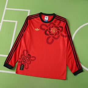 Maglia Manchester United Pre-Match CNY 25/26 Uomo Manica Lunga | Maglia da Calcio