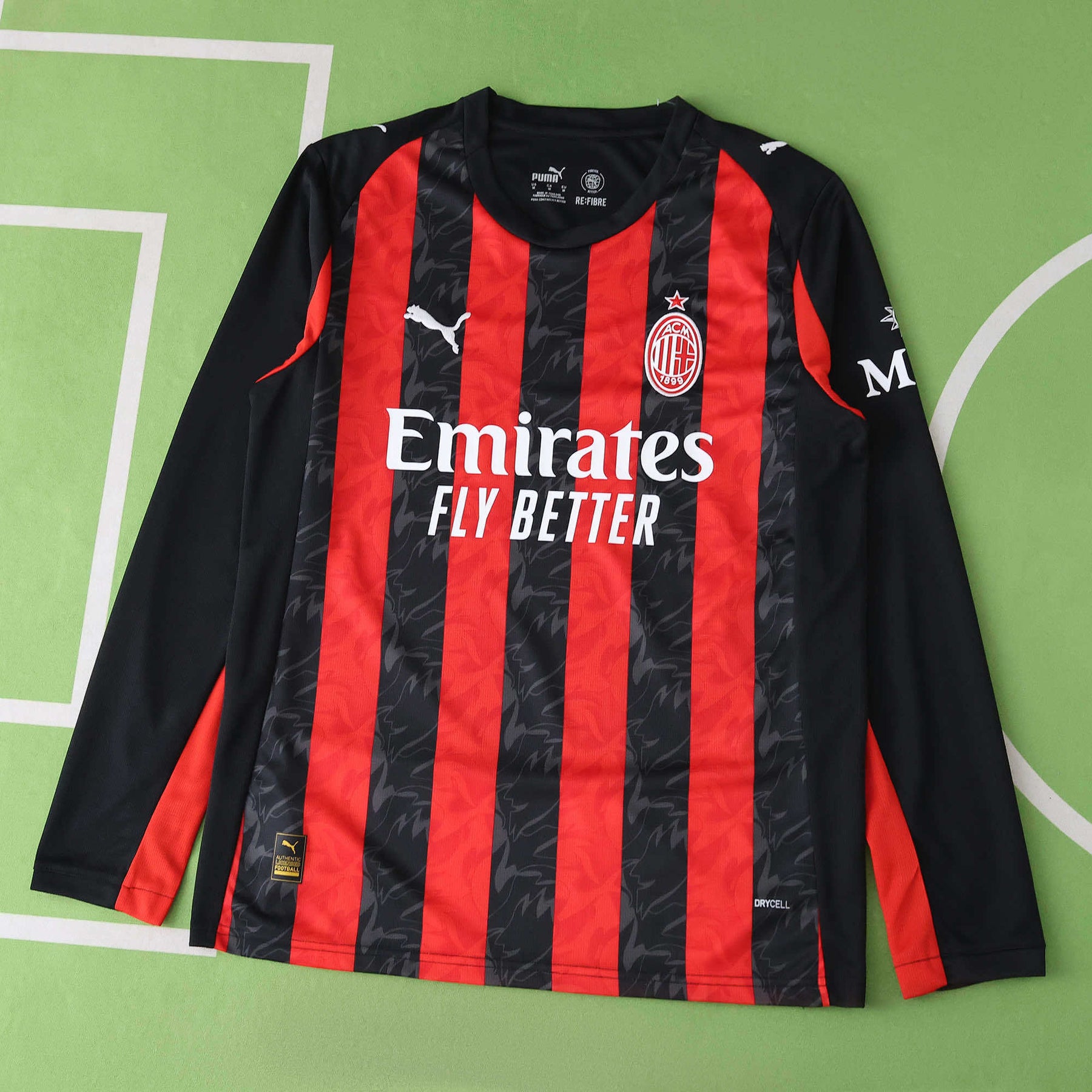 Maglia Milan Home Manica Lunga 25/26 Uomo | Maglia da Calcio