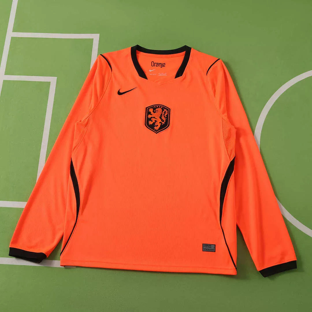 Maglia Olanda Home 2026 Manica Lunga Uomo | Maglia da Calcio