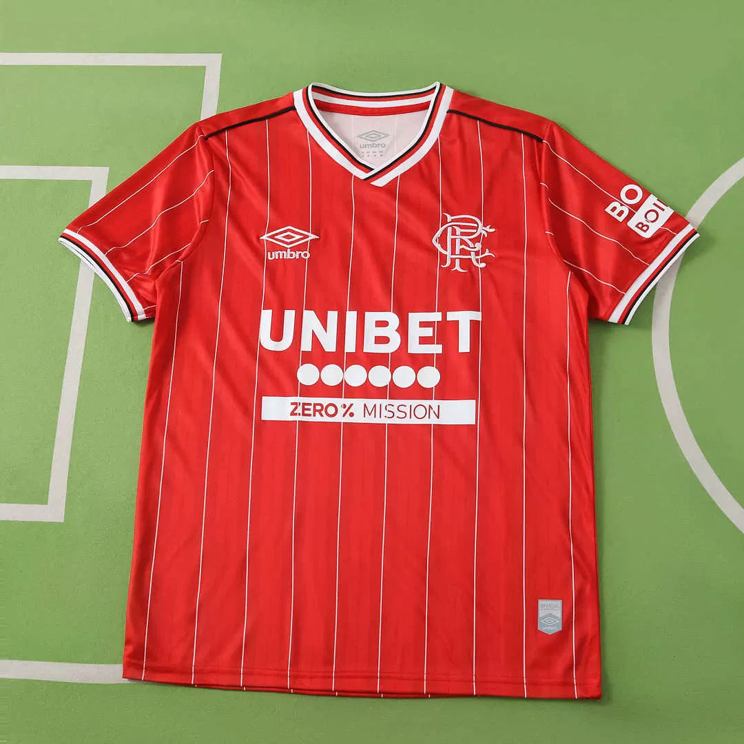 Maglia Rangers Away 26/27 Uomo Rossa | Maglia da Calcio