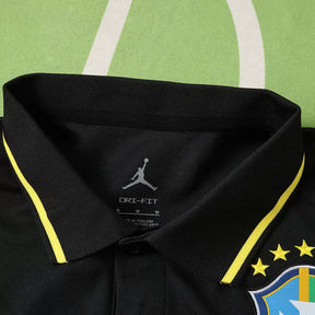 Polo Brasile Jordan 2026 Uomo Nera | Maglia da Calcio