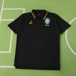Polo Brasile Jordan 2026 Uomo Nera | Maglia da Calcio