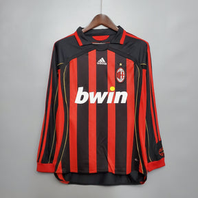 Milan Away Jersey 06/07 Retro Long Sleeve