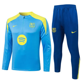 Tuta Barcelona Blu Half-Zip 25/26 Uomo | Tuta da Calcio