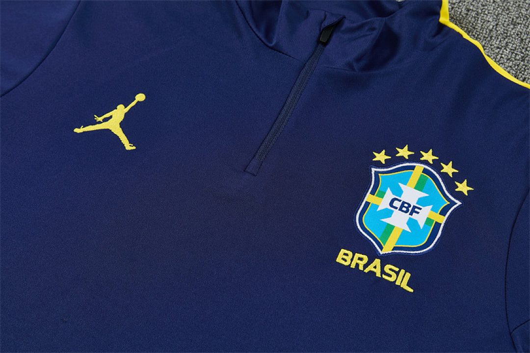 Tuta Brasile Blu Scuro 2026 Uomo | Tuta da Calcio