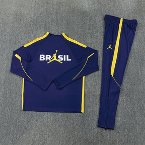 Tuta Brasile Blu Scuro 2026 Uomo | Tuta da Calcio