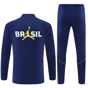 Tuta Brasile Blu Scuro 2026 Uomo | Tuta da Calcio
