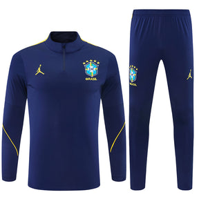 Tuta Brasile Blu Scuro 2026 Uomo | Tuta da Calcio