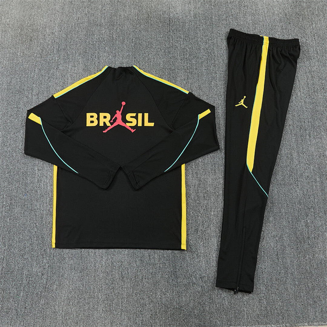 Tuta Brasile Nera 2026 Uomo | Tuta da Calcio
