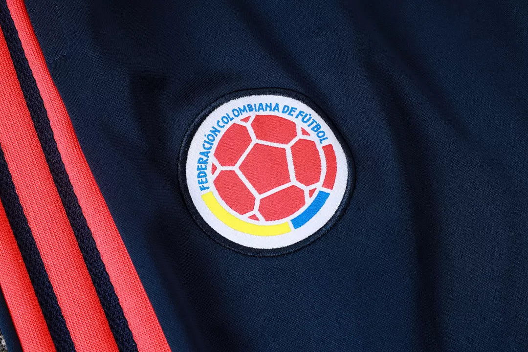 Tuta Colombia Bianco/Blu Half-Zip 2026 Uomo | Tuta da Calcio