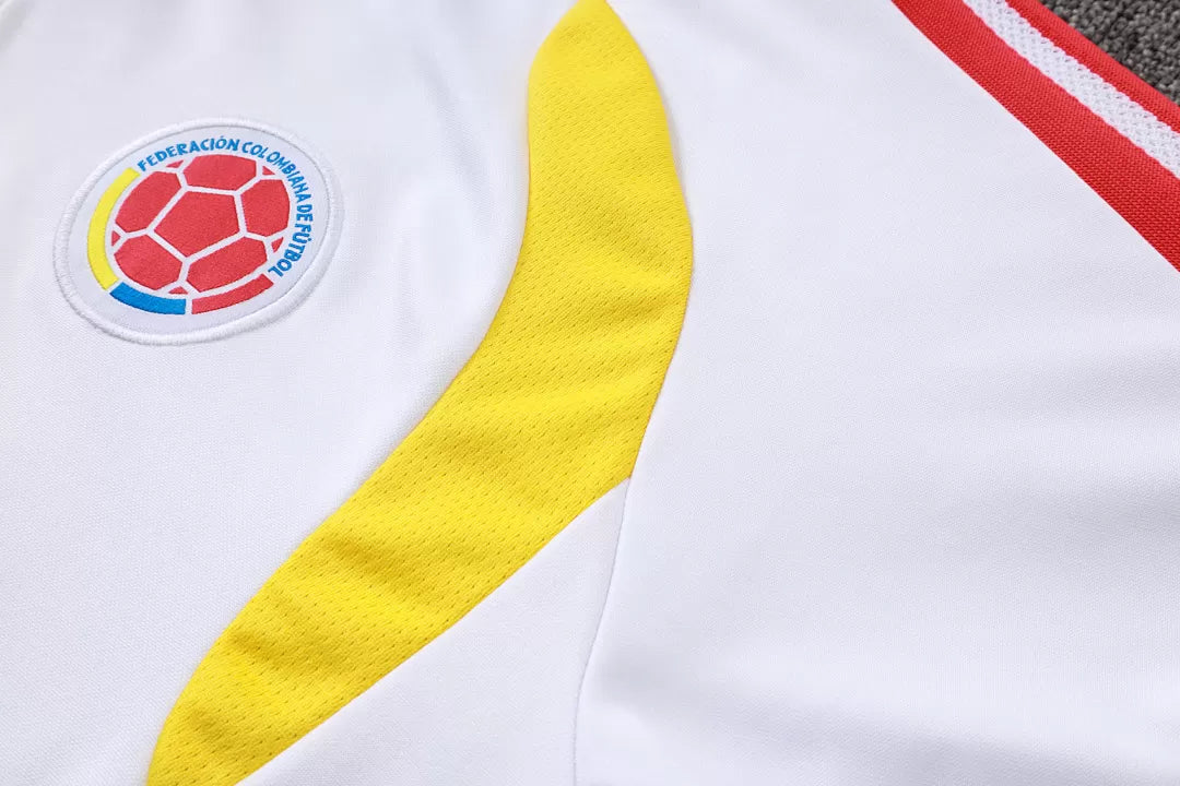 Tuta Colombia Bianco/Blu Half-Zip 2026 Uomo | Tuta da Calcio