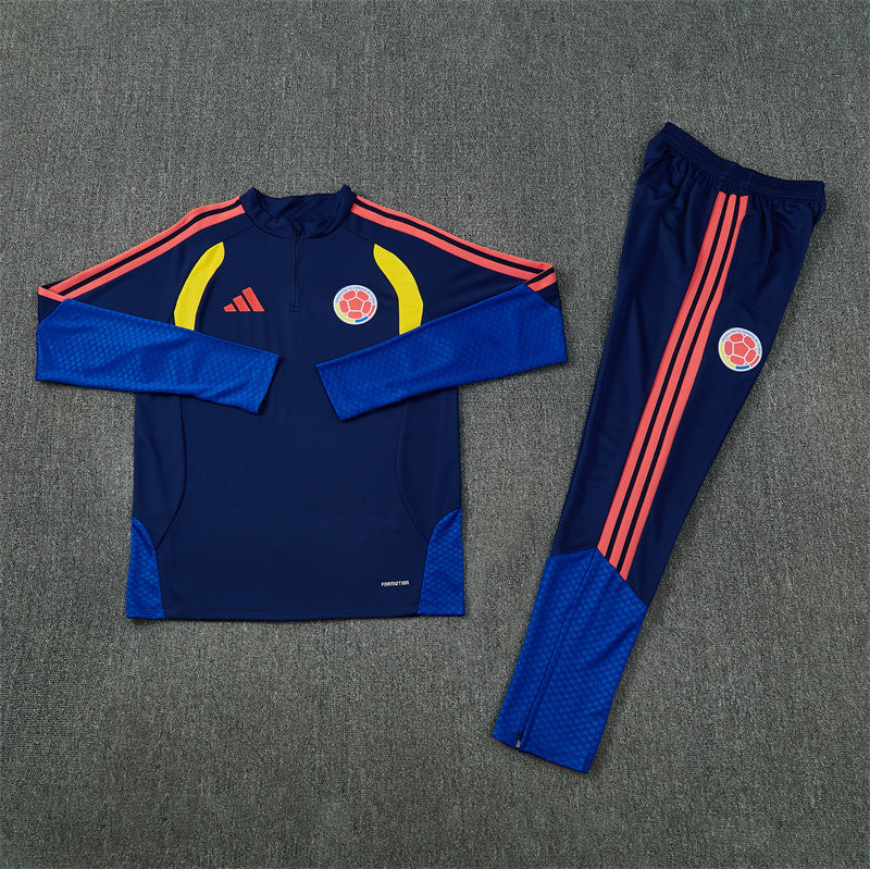 Tuta Colombia Blu Half-Zip 26/27 Uomo | Tuta da Calcio