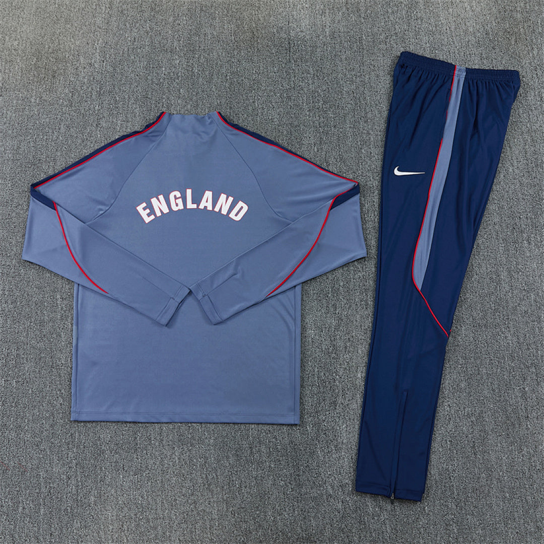 Tuta England Grigia/Blu 2026 Uomo | Tuta da Calcio