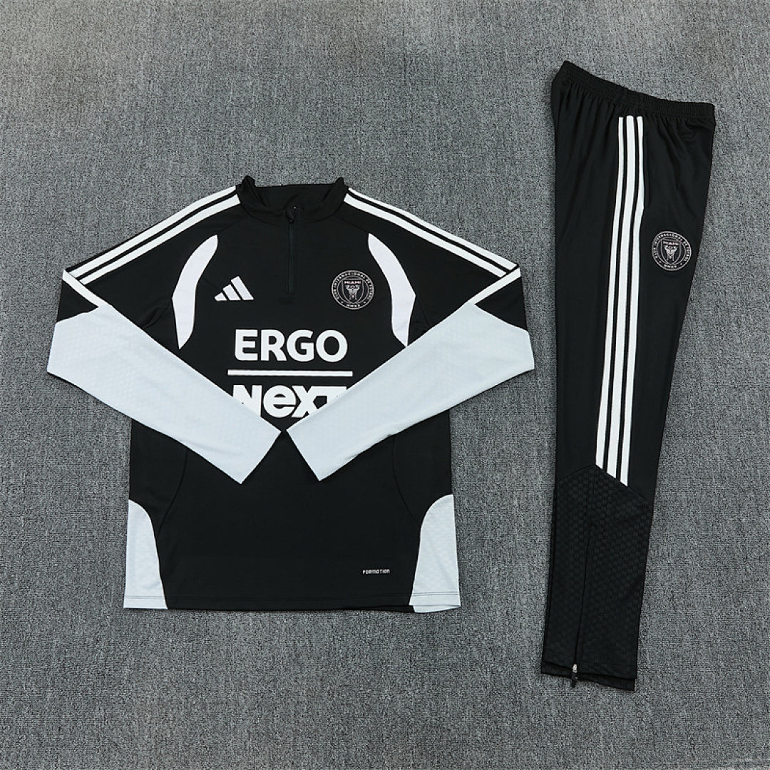 Tuta Inter Miami Nero Half-Zip 26/27 Uomo | Tuta da Calcio