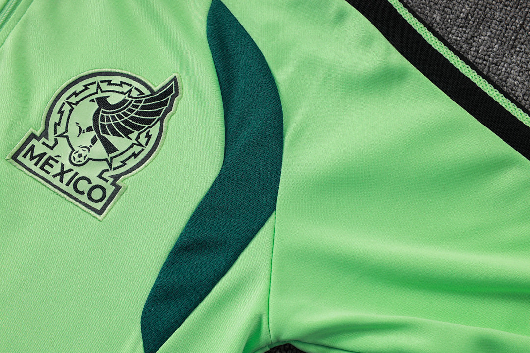 Tuta Messico Verde Half-Zip Uomo 2026 | Tuta da Calcio