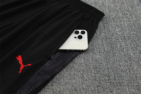 Tuta Milan Training Rosso/Nero 25/26 Uomo | Tracksuit Calcio