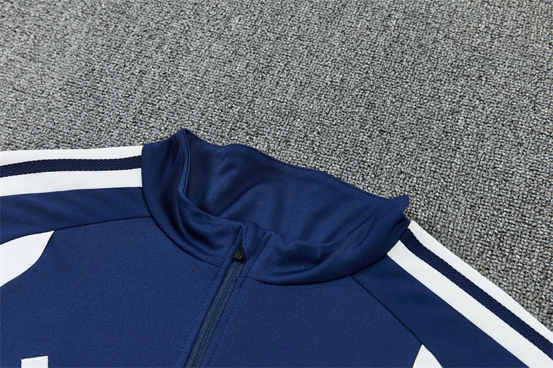 Tuta Real Madrid Blu Half-Zip 26/27 Uomo | Tuta da Calcio