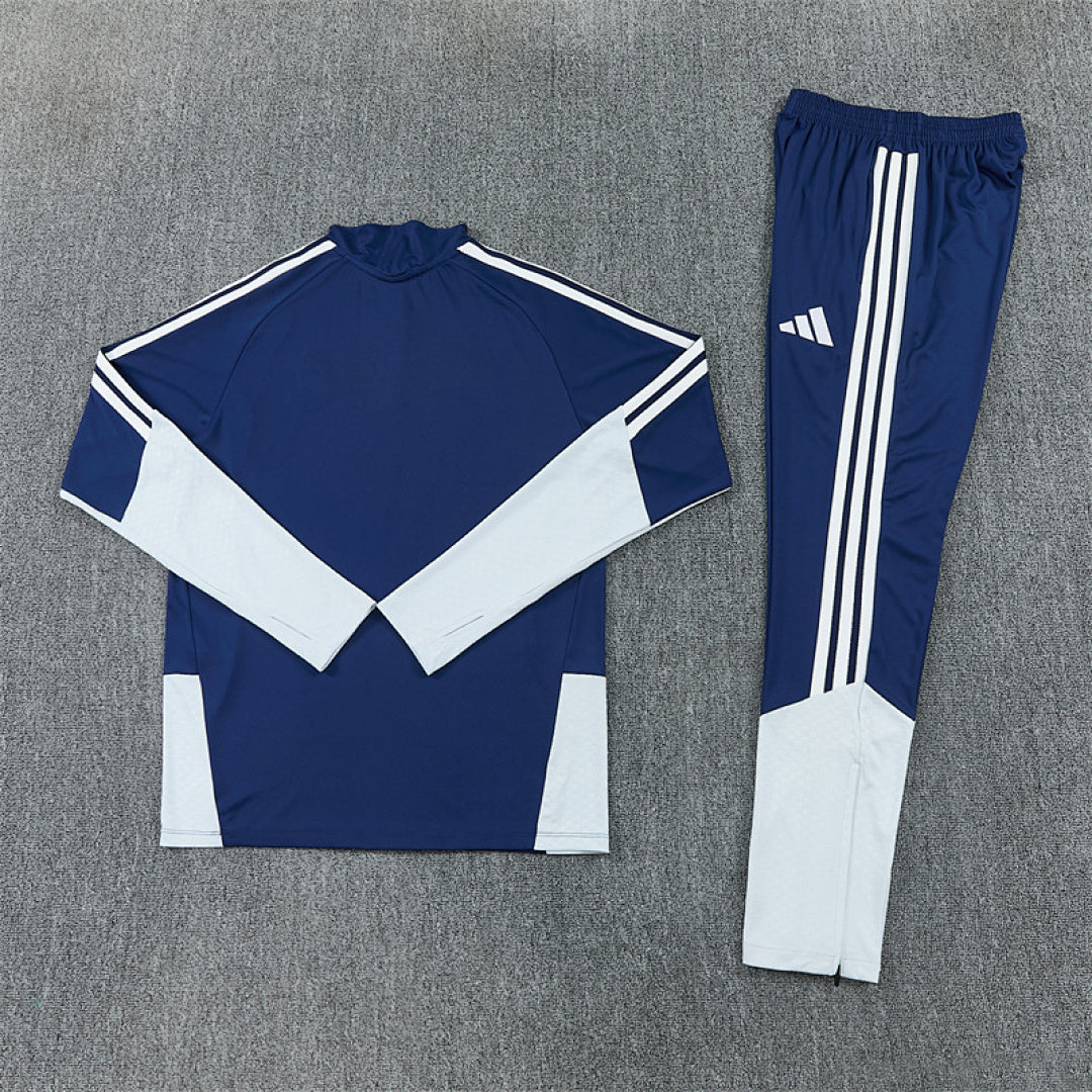 Tuta Real Madrid Blu Half-Zip 26/27 Uomo | Tuta da Calcio