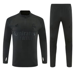 Tuta Real Madrid Nera 26/27 Uomo | Tuta da Calcio
