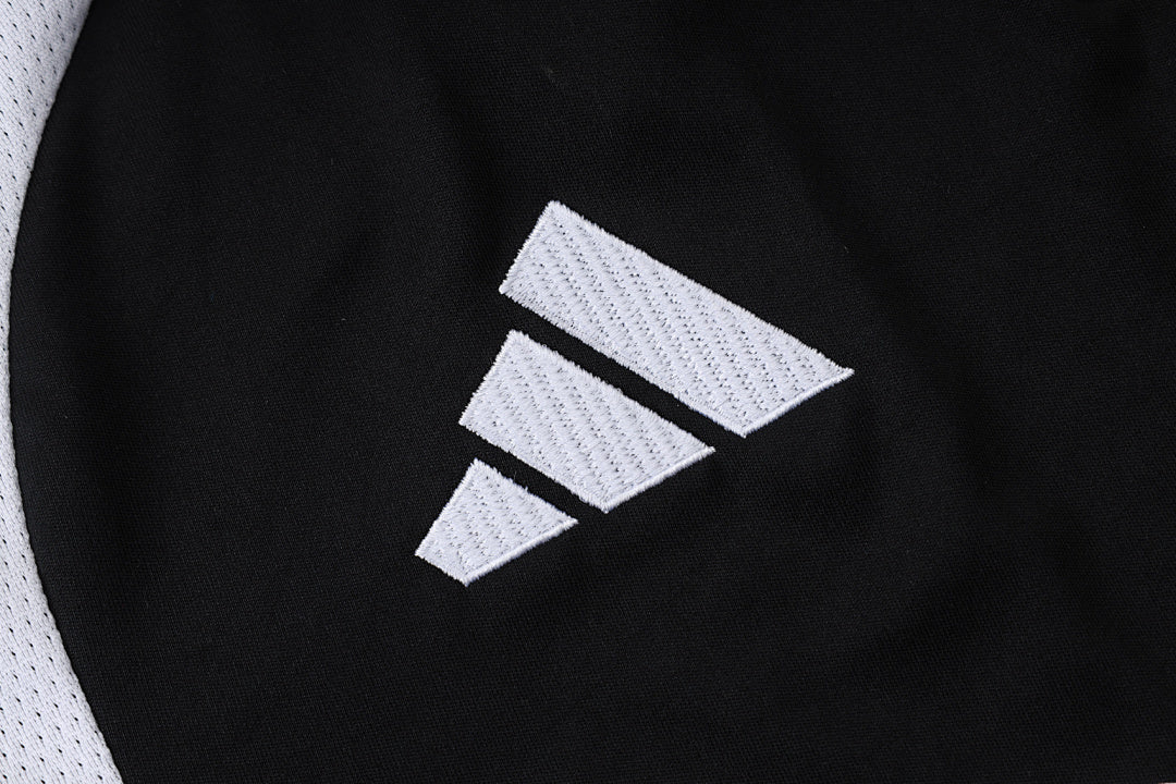 Tuta Real Madrid Nero/Bianco Half-Zip 26/27 Uomo | Tuta da Calcio